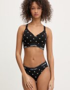 Calvin Klein Underwear сутиен тип бралет с памук черен LV00QF8500