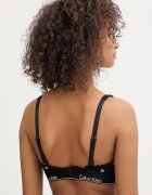 Calvin Klein Underwear сутиен тип бралет с памук черен LV00QF8503