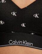 Calvin Klein Underwear сутиен тип бралет с памук черен LV00QF8504
