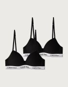 Calvin Klein Underwear сутиен за деца от памук с еластан 2 броя черен G80G800741
