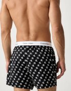 Calvin Klein Underwear свободни боксерки мъжки от памук с еластан 3 броя сиви LV00NB4267