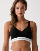 Calvin Klein Underwear триъгълен сутиен черен LV00QF9071