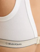 Calvin Klein Underwear триъгълен сутиен от памук с еластан бял LV00QF8594