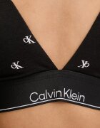 Calvin Klein Underwear триъгълен сутиен с памук черен LV00QF8498
