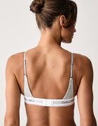 Calvin Klein Underwear триъгълен сутиен с памук сив LV00QF9068