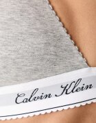 Calvin Klein Underwear триъгълен сутиен с памук сив LV00QF9068