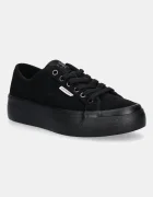 CALVIN KLEIN Велурени кецове VULC FLATF LACE UP SUE/WL CK