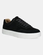 CALVIN KLEIN Велурени маратонки CLEAN CUP LOW LACEUP OXF SU
