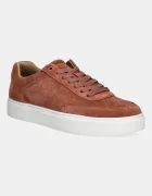 CALVIN KLEIN Велурени маратонки CLEAN CUP LOW LACEUP OXF SU
