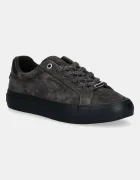 CALVIN KLEIN Велурени маратонки LACE-UP SNEAKER SUEDE/WL CK