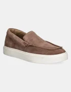 CALVIN KLEIN Велурени мокасини MOCCASIN SUEDE