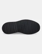 CALVIN KLEIN Велурени обувки COMBAT ESS LACE UP ZIP BOOT SU мъжки в черно YM0YM01371