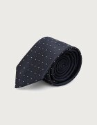 CALVIN KLEIN вратовръзка мъжка с добавена коприна тъмносиня CK2111E005