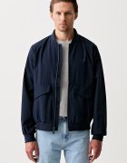 CALVIN KLEIN яке бомбър мъжко тъмносиньо LV04LF506G
