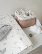 cam cam copenhagen Подложка за повиване за бебе от памук Dreamland бежова 330A