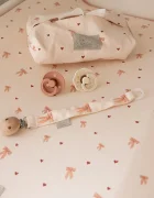 cam cam copenhagen висулка за биберон за деца Bows бежова 953