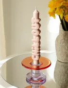 CandleHand Декоративна свещ Chill Out 23 cm в оранжево