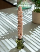 CandleHand Декоративна свещ Chill Out 23 cm в оранжево