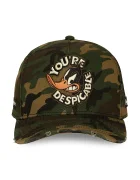 Capslab шапка с козирка от памук x Looney Tunes зелена CL/LOO14/1/CTA/DES