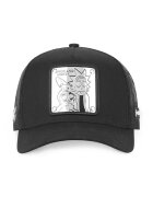 Capslab Шапка с козирка x Rick & Morty в черно с апликация CL/REM/1/LOO3
