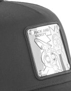 Capslab Шапка с козирка x Rick & Morty в черно с апликация CL/REM/1/LOO3