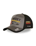 Capslab шапка trucker от памучна материя x back to the future сива CL/BTF2/1/PCT/BTF