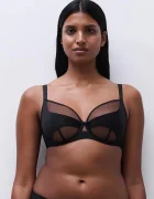 Chantelle Сутиен в черно от дантела с изчистен дизайн C1AAMU