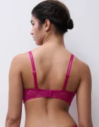 Chantelle триъгълен сутиен Kiss бордо C1AMQ9