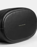 Coach чанта crossbody дамска от кожа Bleecker Bucket Bag 21 черна CCX07