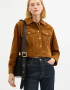Coach чанта crossbody дамска от кожа Bleecker Bucket Bag 21 черна CCX07