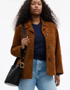 Coach чанта crossbody дамска от кожа Bleecker Bucket Bag 21 черна CCX07