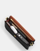 Coach чанта crossbody дамска от кожа Elora Top Handle черна CCY30