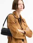 Coach чанта crossbody дамска от кожа Elora Top Handle черна CCY30