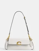 Coach чанта crossbody дамска от кожа Jet бежова CAM16