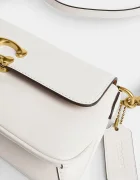 Coach чанта crossbody дамска от кожа Jet бежова CAM16