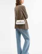 Coach чанта crossbody дамска от кожа Jet бежова CAM16