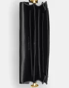 Coach чанта crossbody дамска от кожа Tabby 26 in Soft Grain Leather черна CCX04