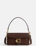 Coach чанта crossbody дамска от кожа Tabby 26 кафява CH857