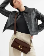Coach чанта crossbody дамска от кожа Tabby 26 кафява CH857
