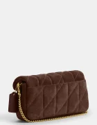 Coach чанта crossbody дамска от кожа Tabby Chain Crossbody 19 кафява CCD85
