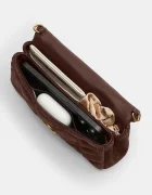 Coach чанта crossbody дамска от кожа Tabby Chain Crossbody 19 кафява CCD85