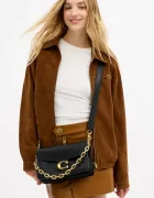 Coach чанта crossbody дамска от кожа TABBY черна CY919