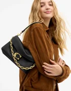 Coach чанта crossbody дамска от кожа TABBY черна CY919