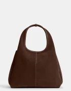 Coach чанта crossbody дамска от велур Suade Lana Shoulder Bag 23 кафява CBZ95