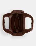Coach чанта crossbody дамска от велур Suade Lana Shoulder Bag 23 кафява CBZ95