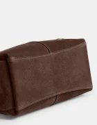 Coach чанта crossbody дамска от велур Suade Lana Shoulder Bag 23 кафява CBZ95