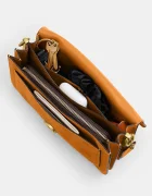 Coach чанта crossbody дамска от велур Suade Tabby Shoulder Bag 26 оранжева CEN52