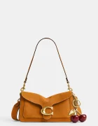 Coach чанта crossbody дамска от велур Suade Tabby Shoulder Bag 26 оранжева CEN52