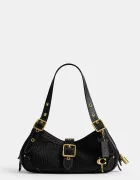 Coach чанта дамска от кожа Small Drifter Bag черна CFM45