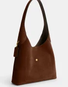 Coach чанта дамска от велур Brooklyn Shoulder Bag 28 кафява CW637